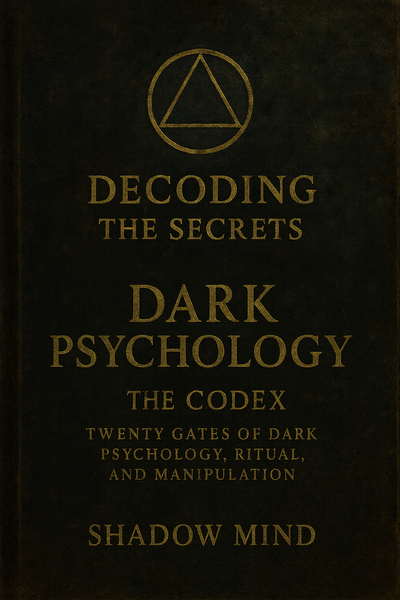 Decoding the Secrets of Dark Psychology: The Codex Twenty gates of forbidden knowledge