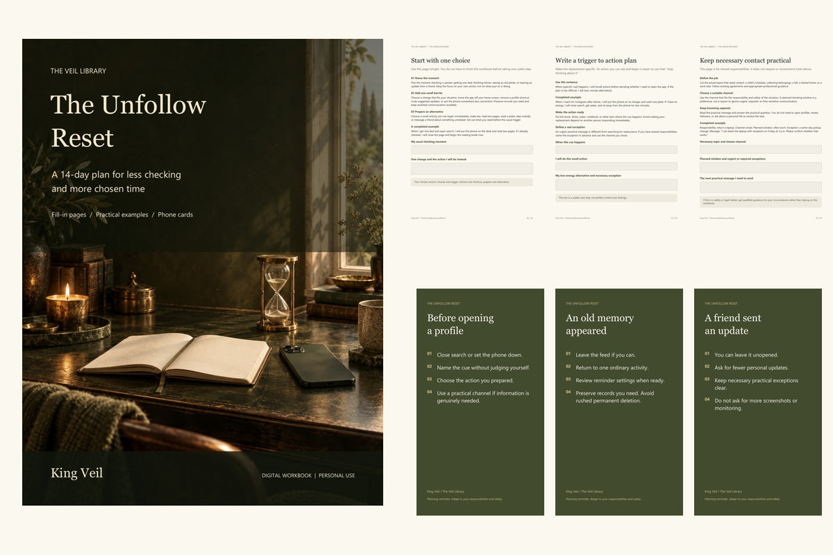 The Unfollow Reset — 14-Day Digital Breakup Planning Kit