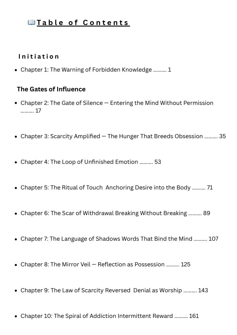 Dark Psychology: The Codex sample, PDF page 2